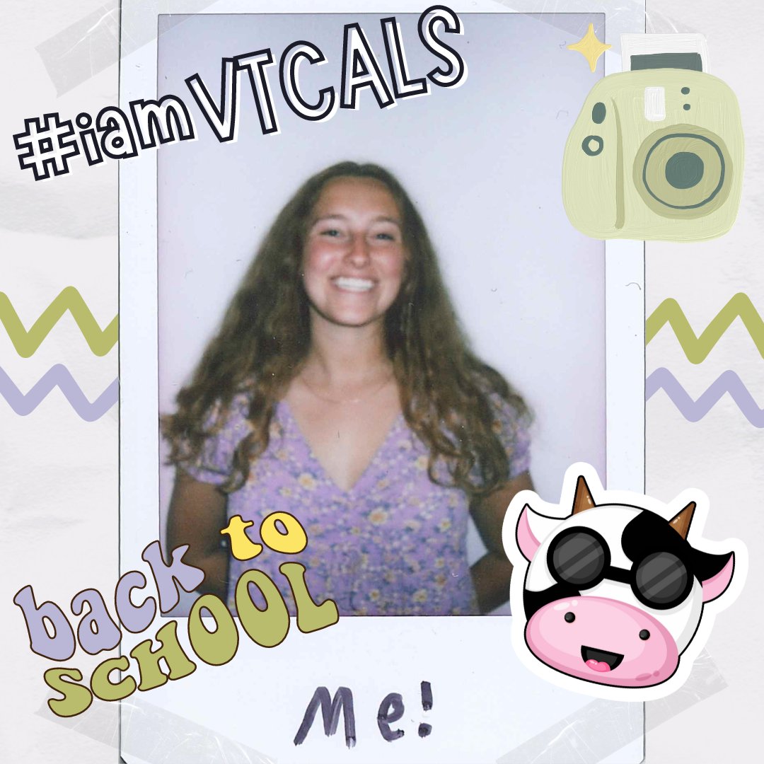 VTCals's tweet photo. If you spot @vtanimalscience major Abby Greenwood on campus, we're sure you'll see her grinning from ear to ear.
Her first two weeks were packed with nothing but fun, including dairy club meetings, walks across Drillfield, and lots of studying! #iamVTCALS #VTCALSambassadors https://t.co/6PuMH3DKRC