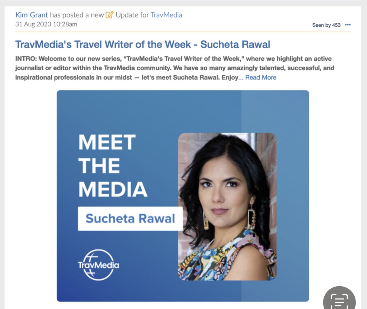 I’m honored! <a href="/TravMediaUSA/">TravMediaUSA</a>