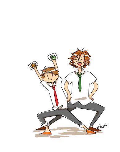 これは大昔に描いたみけとみつこれも好き 