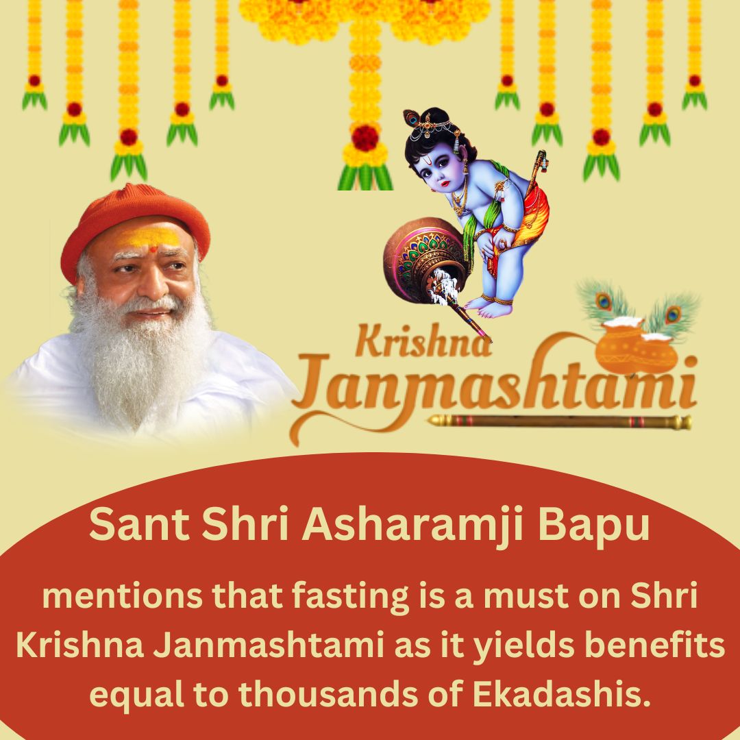 gujjar_deepika's tweet photo. @YssSpeaks Festivity &amp; Spirituality
Andhkar Mein Prakash देता है जन्माष्टमी पर्व - कृष्ण सिखाते हैं स्वस्थ देह से ही विजय है, माखन मिश्री का उनका भोग ये सन्देश देता है, आहार ऐसा हो जो बल दे बुद्धि तीक्ष्ण बनाये तभी आप समाज को सही दिशा में ले जाएंगे।
 - Sant Shri Asharamji Bapu
#जन्माष https://t.co/S3oOaIdfjr