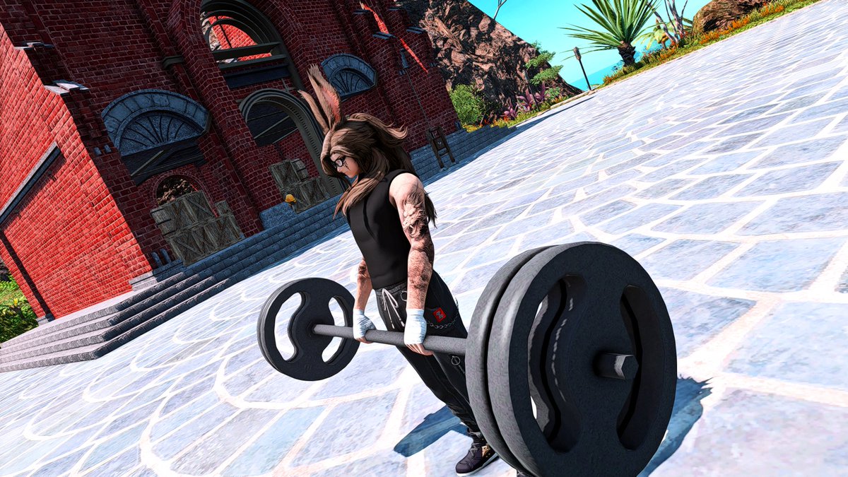 ToraViess's tweet photo. Workout Wednesday, Gain responsibly. 
#FFXIVScreenshots , #ffxivgpose , #Viera https://t.co/Taoih4fe8v