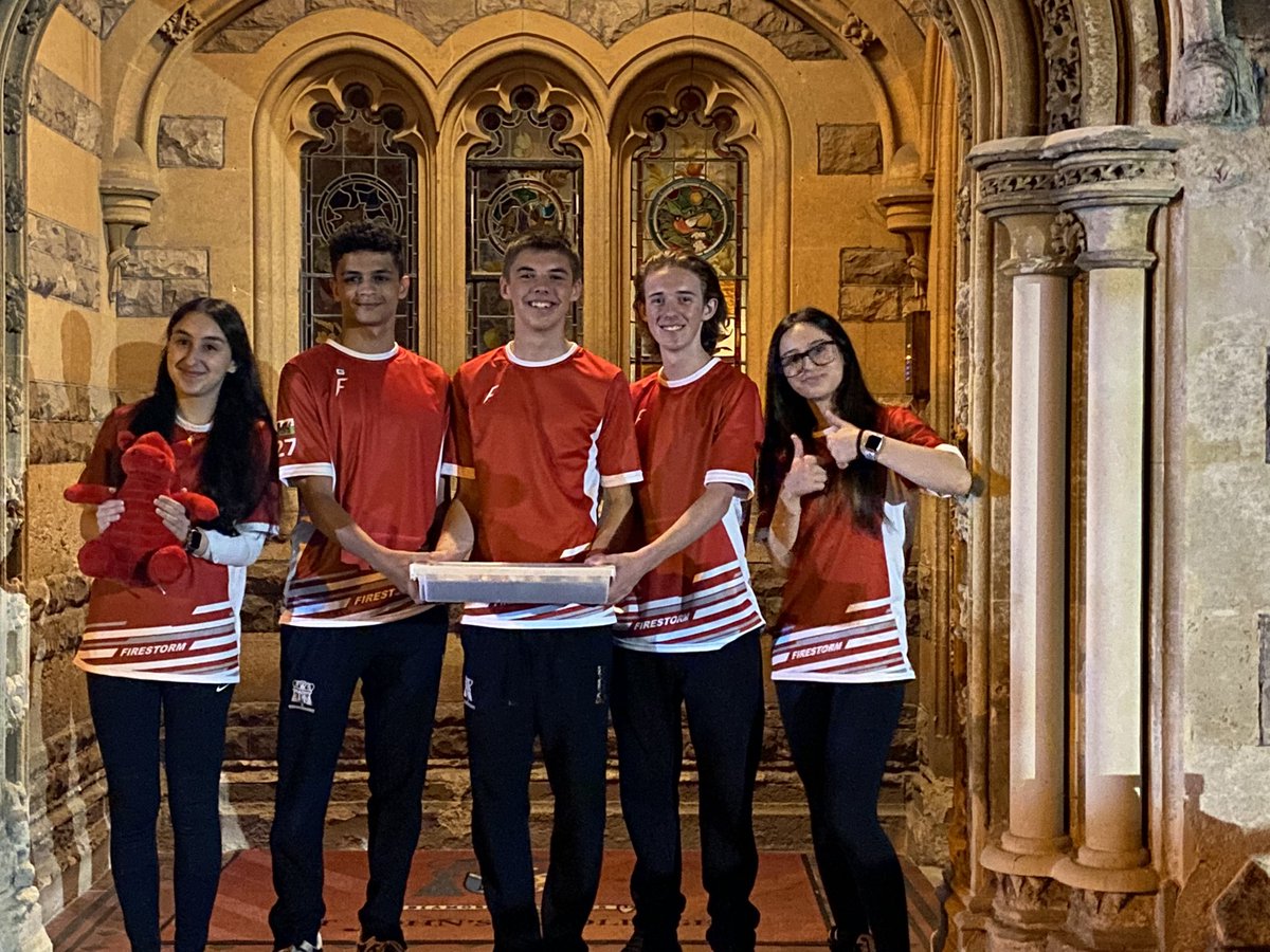 SJCDT1's tweet photo. And we are off! A very early start for our @F1inSchoolsHQ World finalists! 
@FirestormF1 #SJCcardiff #SJCDT https://t.co/OEkmlCAH2P