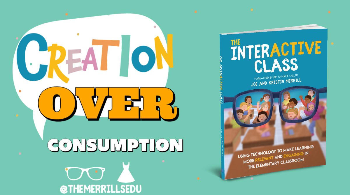 👍 Creation: the action or process of bringing something to creation. 👎 Consumption: the using up of a resource ✨ Let the #interACTIVEclass guide you as you aim towards more creation in the classroom! ✨ 💥 amzn.to/36WIfKy 💥 #School #TeachersOfTwitter #EdTech