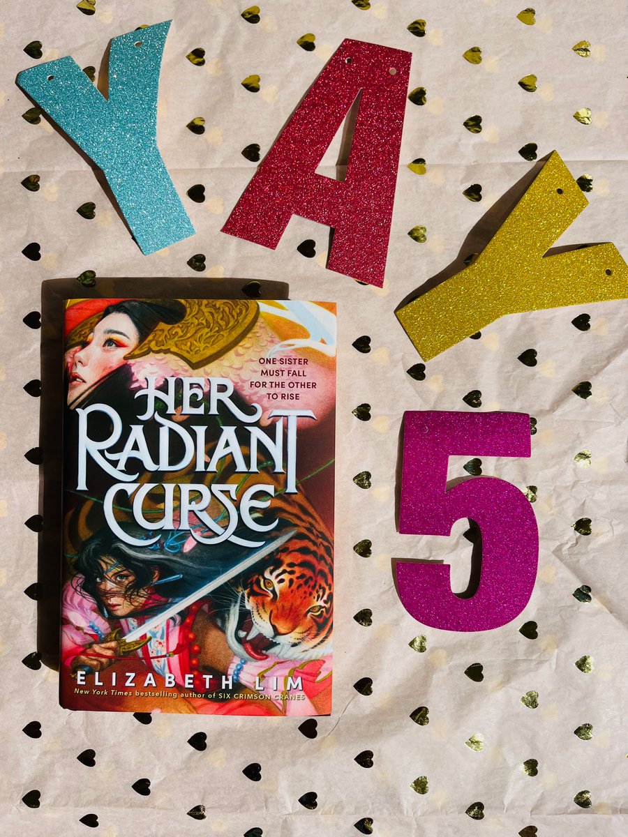 Woohoo!!! HER RADIANT CURSE just debuted on the New York Times Best Sellers list at #5! Congratulations to star author, @LizLim 🥳🍾💫