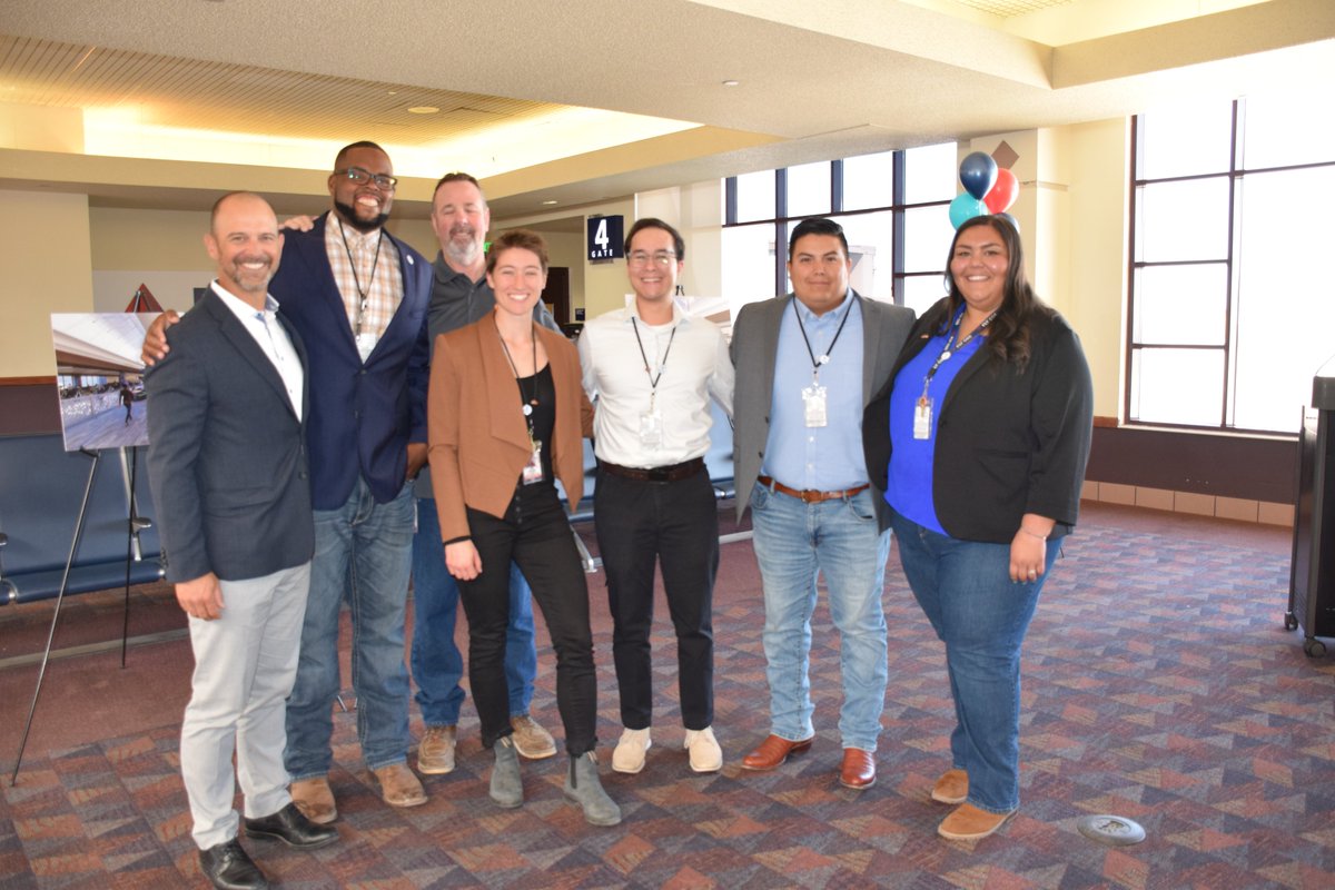 COSAirport's tweet photo. π§ We have officially kicked off our concourse modernization project - #ElevateCOS!
π We celebrated this exciting project with our community partners, @nunnbuilds and HB&A today.
π You can learn more about ElevateCOS on the project website: https://t.co/7zz1HR2EdR https://t.co/oimHsdOJv0