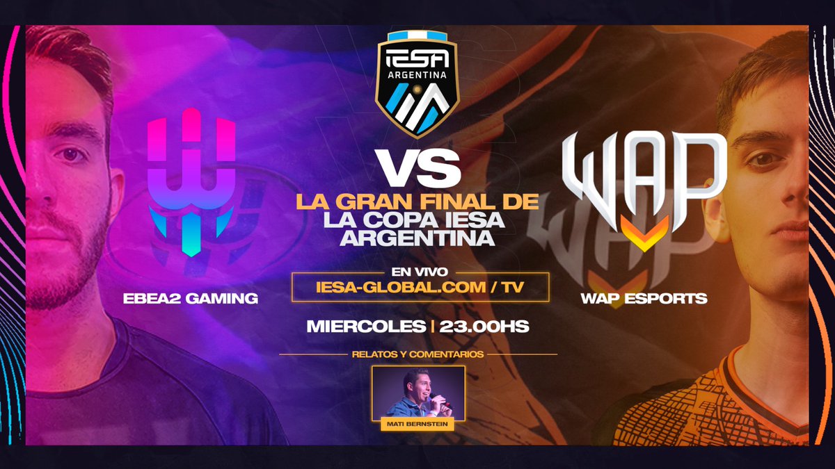 IESAFIFAar's tweet photo. ¿EL CAMPEÓN DE LA COPA ARGENTINA? SALE DE ACÁ. 🔥

#CopaIESAArgentina 

@ebea2gg 🆚 @WAPEsports

📍 https://t.co/e1Bn5qMNgF
⌛ 23:00Hs.
🎙️ @Mati_Bernstein

NO TE LO PODES PERDER 🔥🔥🔥 https://t.co/v3hldDvRXk