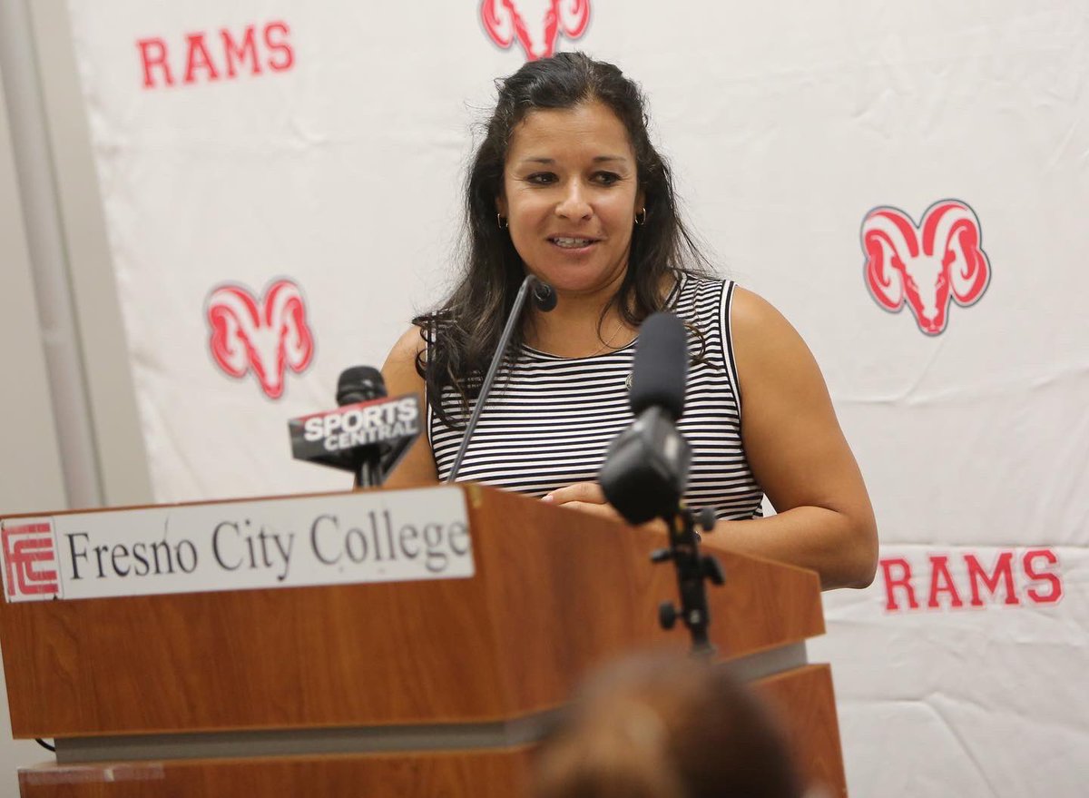 fresnocity's tweet photo. Welcome to the Ram Family @LindaGarza02 head coach of @FCC_Softball 🐏🥎 #gorams https://t.co/xAQI6gPB9w