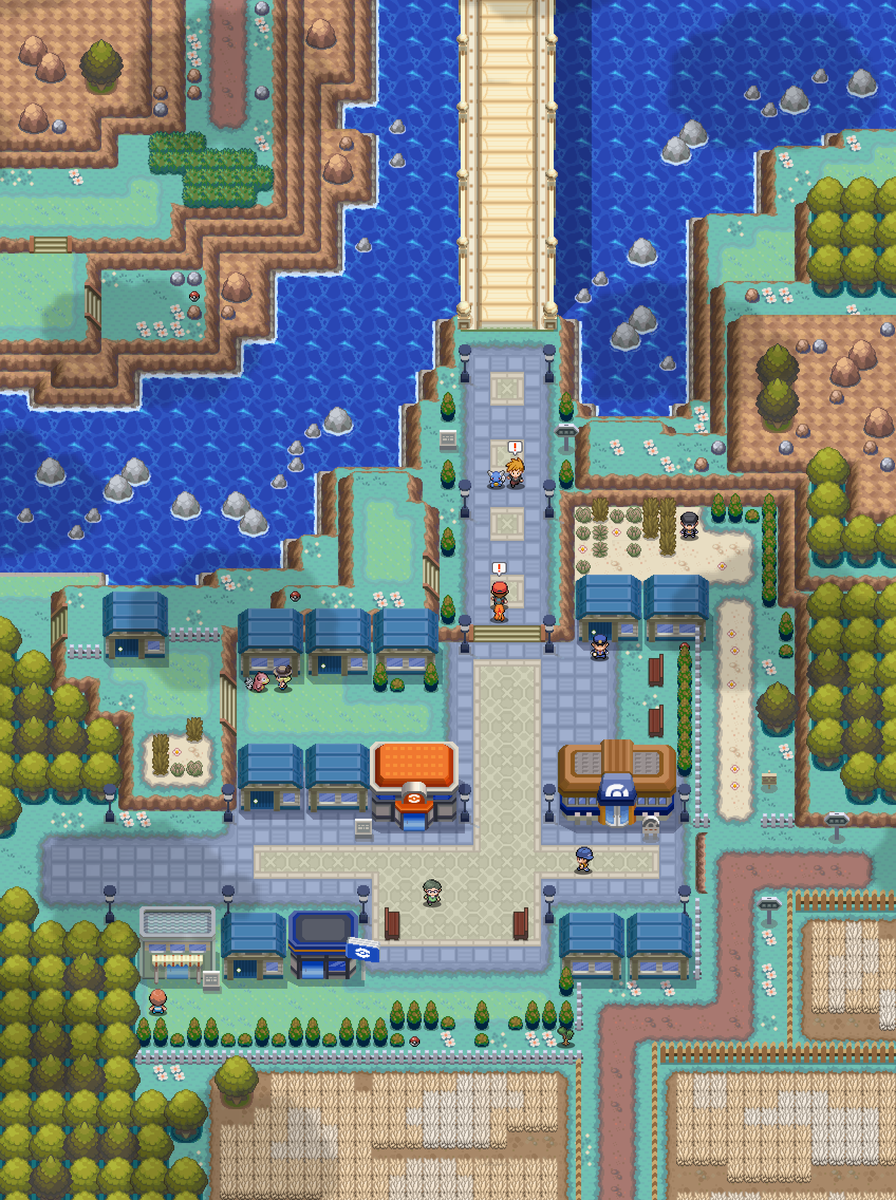 Reds_Chronicles's tweet image. Le fangame continue d'avancer !
Azuria, dans sa version revue et corrigée !

Tileset de base par @ChesterPey
Un grand merci à lui !

#PSDK #fangame