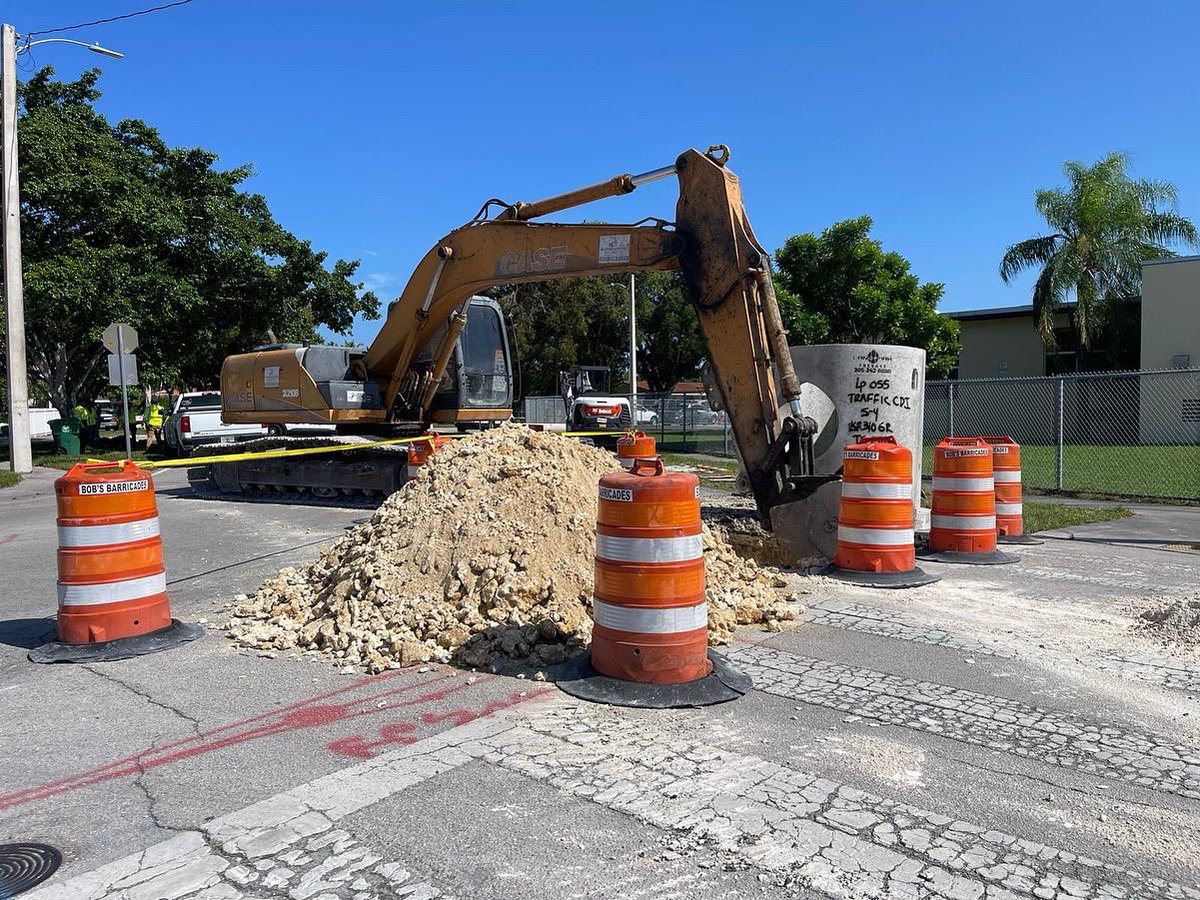 Manolo4Miami's tweet photo. Today we broke ground on a new Road Reconstruction, Traffic Calming and Drainage Improvement Project on SW 5th Street and SW 32nd Ave. #MiamiD4 #Manolo4OneMiami https://t.co/xy0GKoUAdt