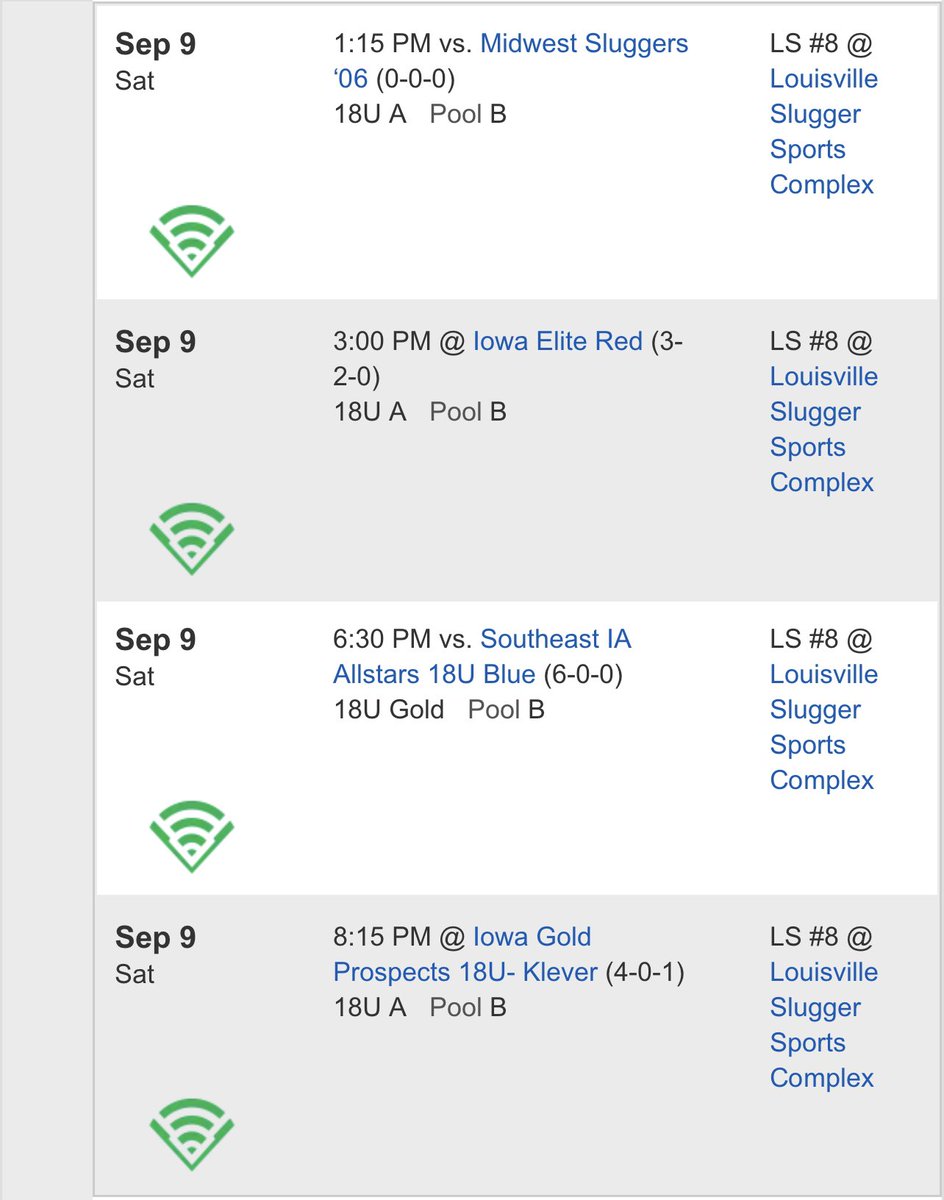 Alliance Select 18u - Benge (@alliancebenge) on Twitter photo We are headed to Peoria this weekend for the <a href="/PG_Softball/">Perfect Game Softball</a> Illinois Scouting Showcase! Down below is our schedule, you can also keep up with us here:
web.gc.com/teams/qRzVihfb⦠We are headed to Peoria this weekend for the <a href="/PG_Softball/">Perfect Game Softball</a> Illinois Scouting Showcase! Down below is our schedule, you can also keep up with us here:
web.gc.com/teams/qRzVihfbā¦