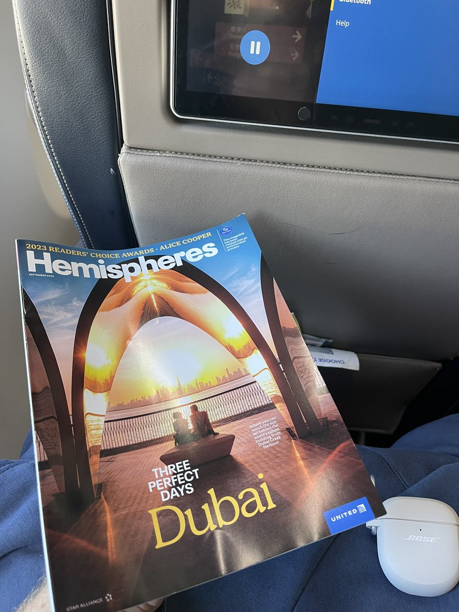 The friendly skies are inviting people to come to @visitdubai - I’d encourage a visit Nov-May timeframe.