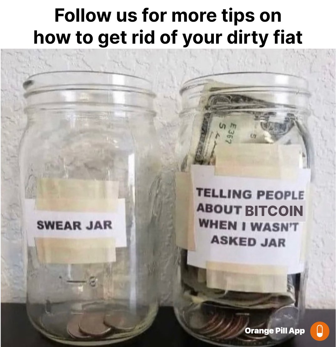 cluborange's tweet photo. Just doing our part to help. #Bitcoin #BTC #HODL #StackFriendsWhoStackSats https://t.co/SHBruHUMDX