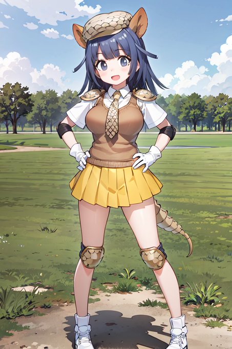 AI描きプログラムでオオアルマジロを作ってみました☀️

#けものフレンズ 
#AIイラスト #AIart 