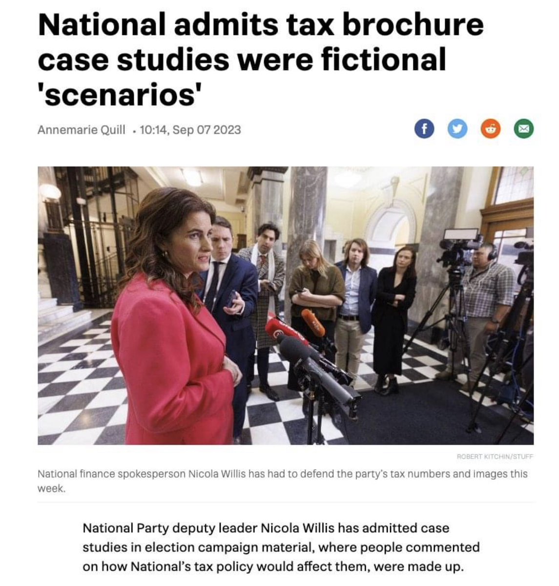 Well colour me surprised 😲 These people think this is how to manage and grow a country by making up stories.

#NationalNotFitToGovern