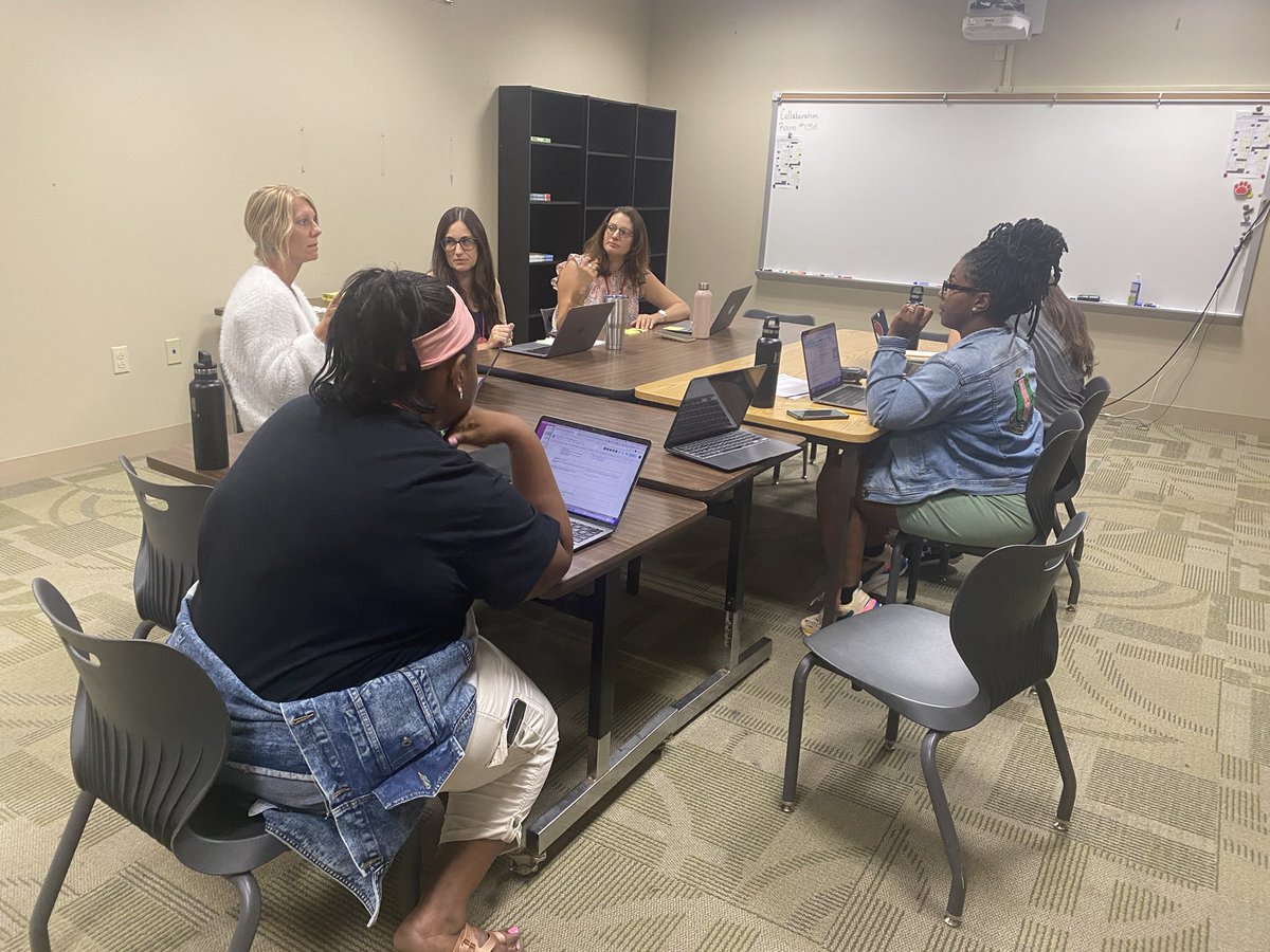 Our SEL team is a committed Collaborative Learning Team. They meet regularly &amp; center student social emotional success. 💛
#PLC #atPLC #CLT #collaboration #SEL #SEB
