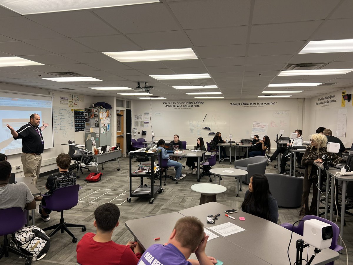 Had the opportunity to have district leadership in today to help with ideating solutions! Loved the expert advice from Dave Hulinsky! Stay tuned for all great things coming in the Entrepreneurship pathway!  <a href="/GIPublicSchools/">GIPS</a> @GISHAoBC