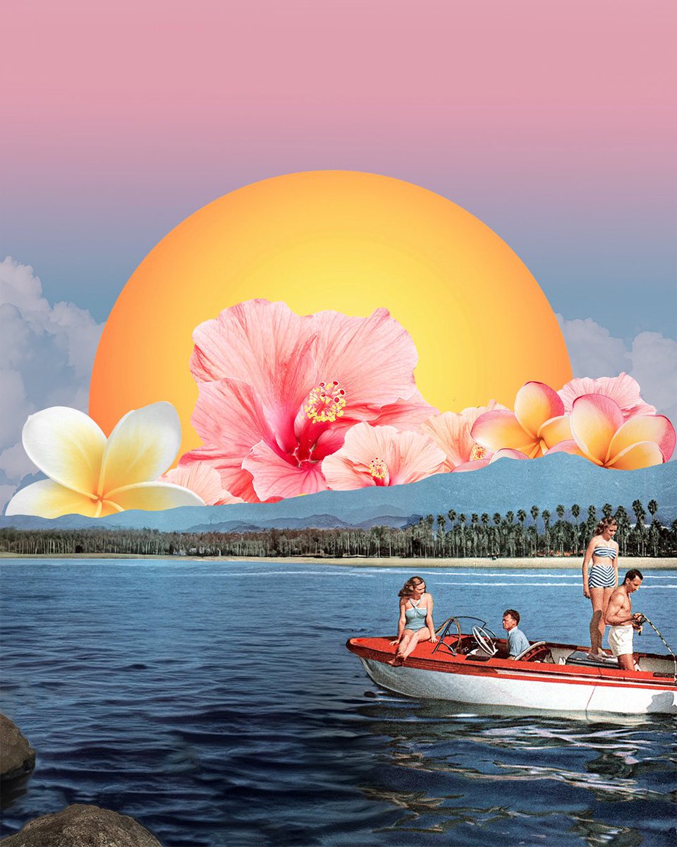 Summer River 869 #collage #collageart #artistsontwitter