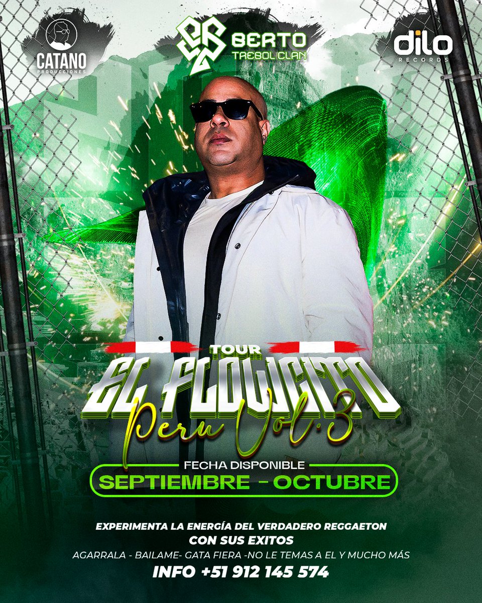 Nos vemos en Perú 🖤 #CatanoProducciones <a href="/DiloRecords/">Dilo Records</a>