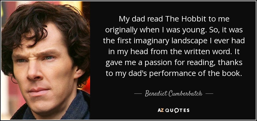 Happy #NationalReadABookDay #BenedictCumberbatch