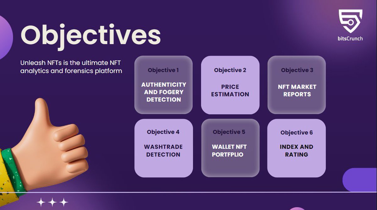 Preshious's tweet image. UnleashNFTs by @bitsCrunch is a platform for analyzing #NFTs. 
It helps users understand the #NFTmarket as well as getting comprehensive data for trading!

Make it your primary focus: unleashnfts.com