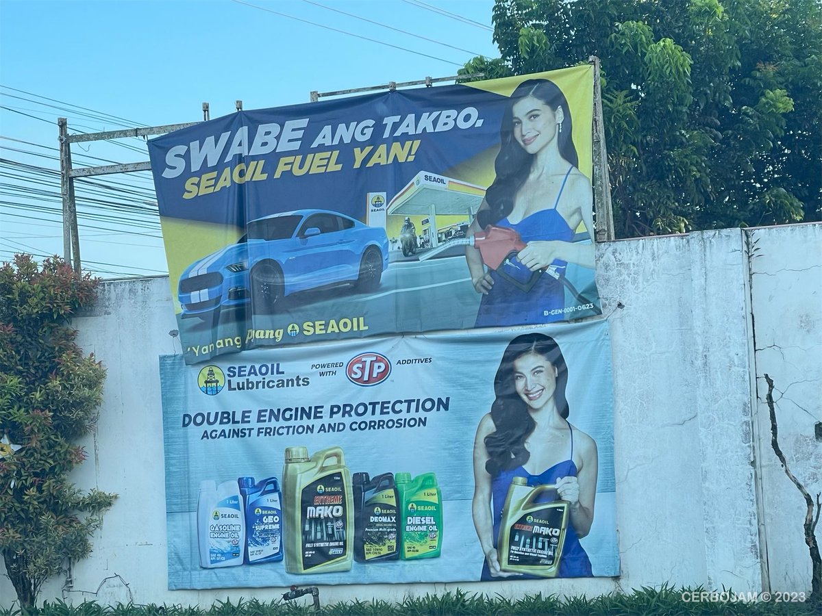 cerbojam's tweet image. From Coffee to a Petrol Station. 

It’s like slapping her face in every brand/product becomes generic. 

What will they think of next? 

#OnlyInThePhilippines