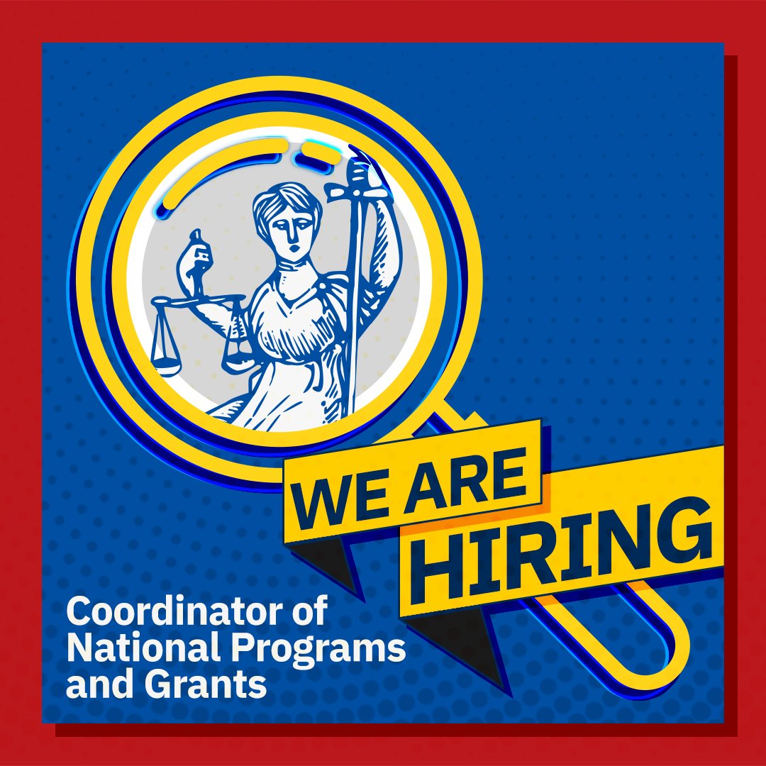 CivicEducation's tweet photo. We’re hiring! The Center for Civic Education is looking for a Coordinator of National Programs and Grants to engage with the Center’s dynamic staff and networks to coordinate civic education programs. Join us and make a difference.

➡️ https://t.co/JweQgFEHaJ  ⬅️

#hiring #jobs https://t.co/5DVUx3RHBp