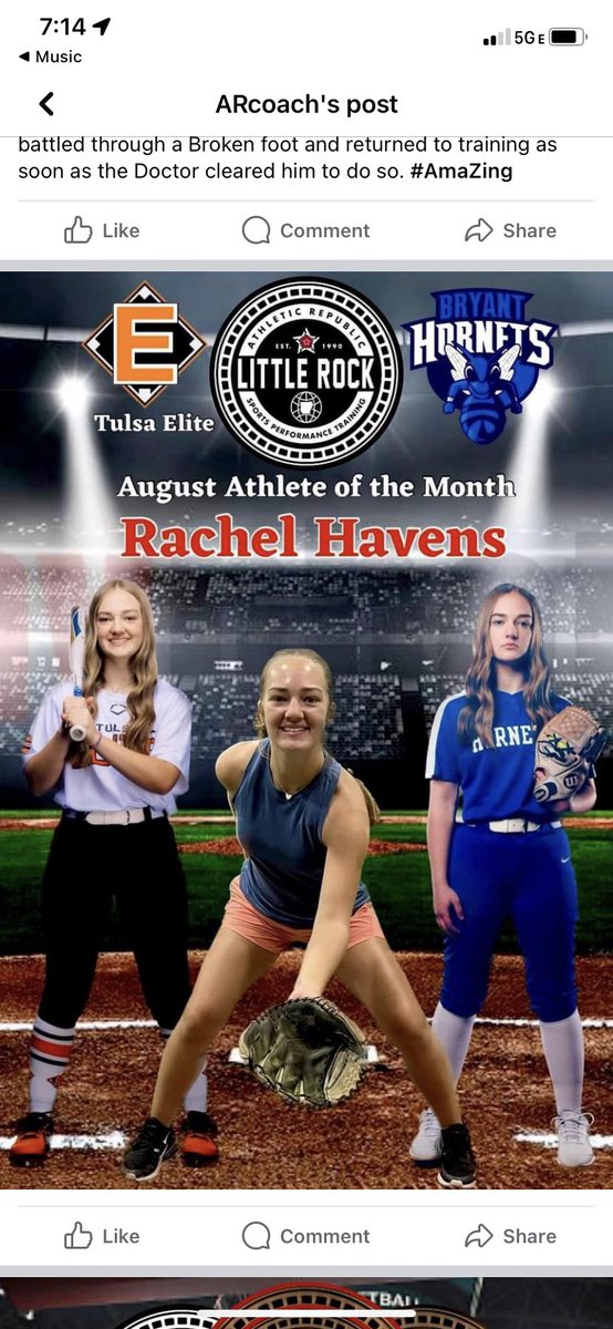 I received Athlete of the month for athletic republic!! I love going to get a great workout in!!