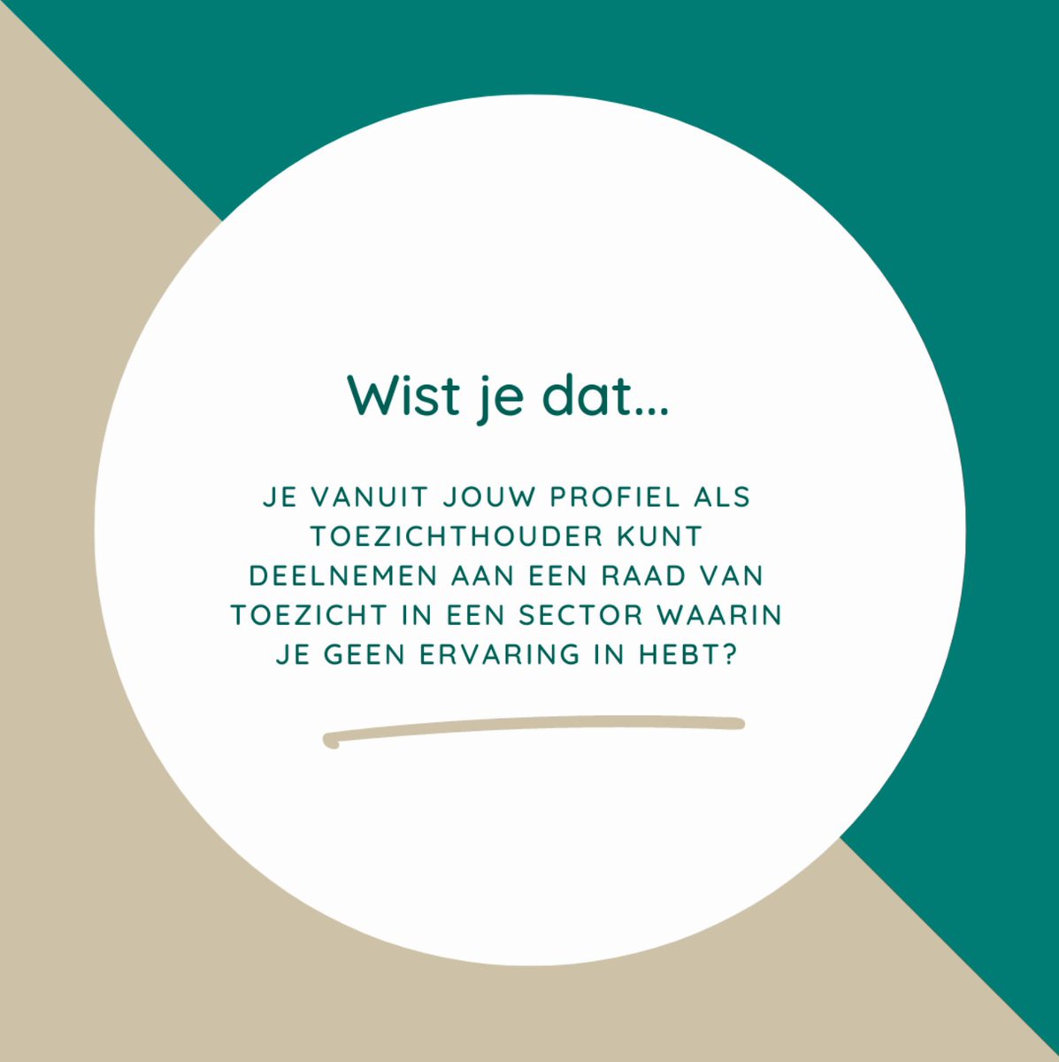Als toezichthouder kun je toetreden tot een Raad van Toezicht in een sector waarin je geen ervaring in hebt. Hoe?

Ontdek tijdens de oriëntatieweek: bit.ly/3zqaKQF 

#personaldevelopment#motivation#management#leadership#sustainability#productivity#rvc#rvt#toezichthouders