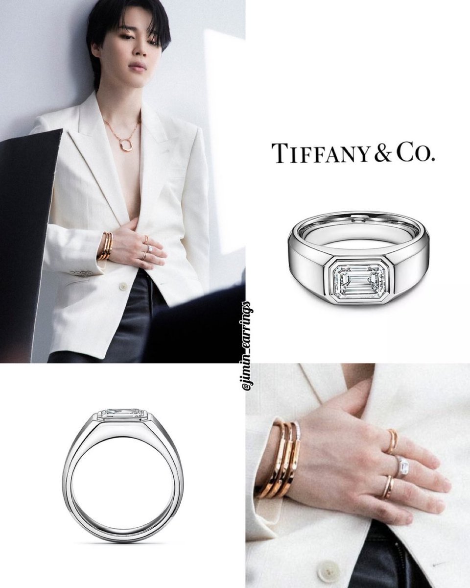 เบื้องหลังแคมเปญ Tiffany & Co. Lock 
จีมินสวมใส่แหวนหมั้นผู้ชาย Charles Tiffany Setting ตัวเรือนแพลตตินัมประดับเพชรเจียระไน
#JIMIN #지민 #JiminJewelryBox #JiminxTiffany #박지민