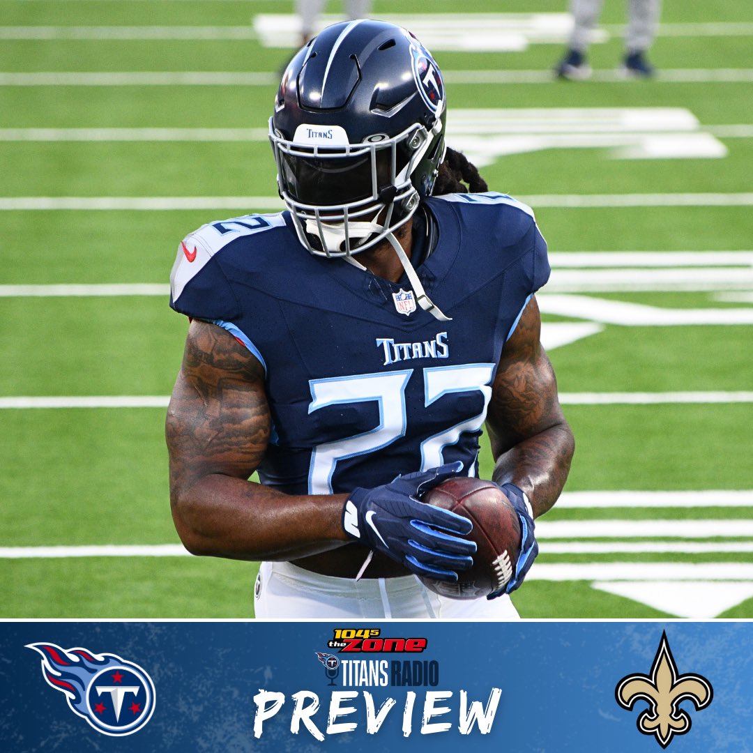 TitansRadio's tweet photo. The time has finally come #Titans fans. The 2023 NFL season is officially upon us, and the @Titans start off by heading down to The Big Easy to face the @Saints.

Here Are 3️⃣ Things To Watch ➡️ https://t.co/EKF1SDlG6T https://t.co/1kGLNQa6JL