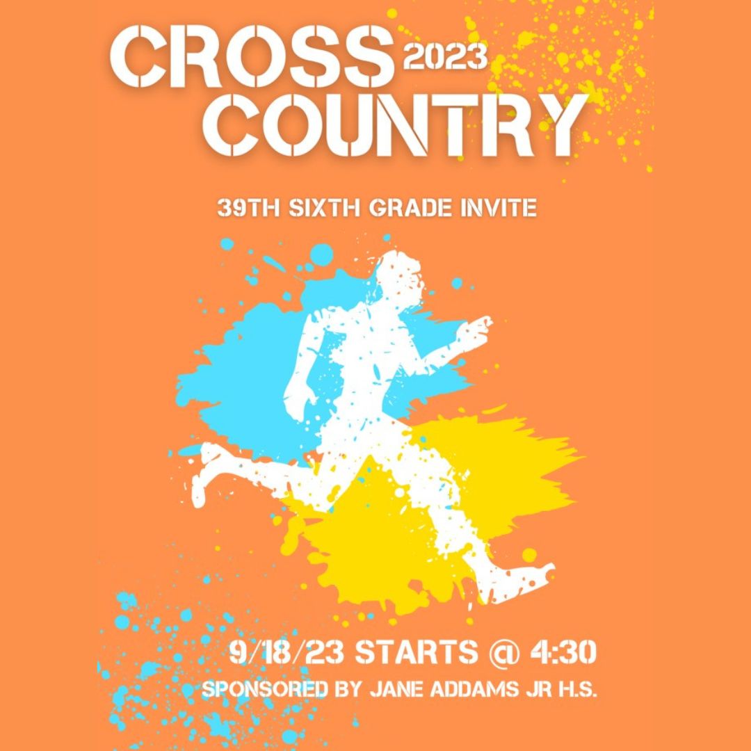 CampiCougars's tweet image. 6th grade parents, please save the date for the 39th Sixth Grade Addams Jr. High Cross Country Meet.  Mr. Mershon will be sending home information and permission slips next week! #MovingMountains #TEAMCampi