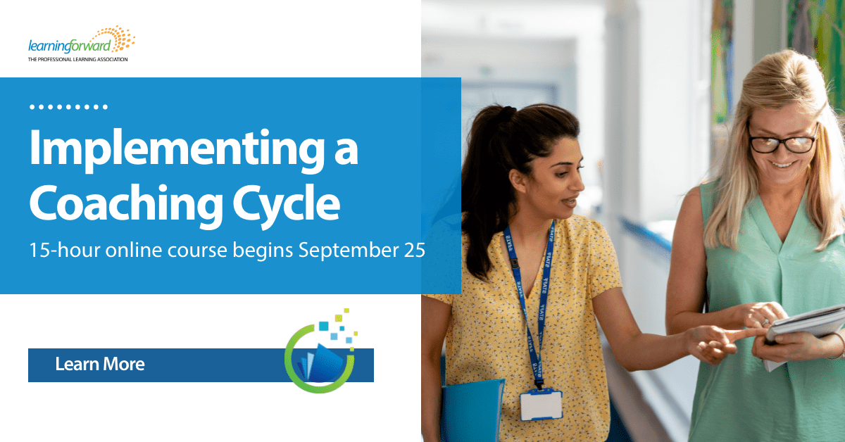 LearningForward's tweet photo. 🔑 Unlock your coaching potential and drive student success! 

Join our course, Implementing a Coaching Cycle, beginning Sept 25., to gain expert strategies, tools, and insights to support teachers. 

https://t.co/EOdQdGS2yG #EduCoach https://t.co/UL4N0BhBhX