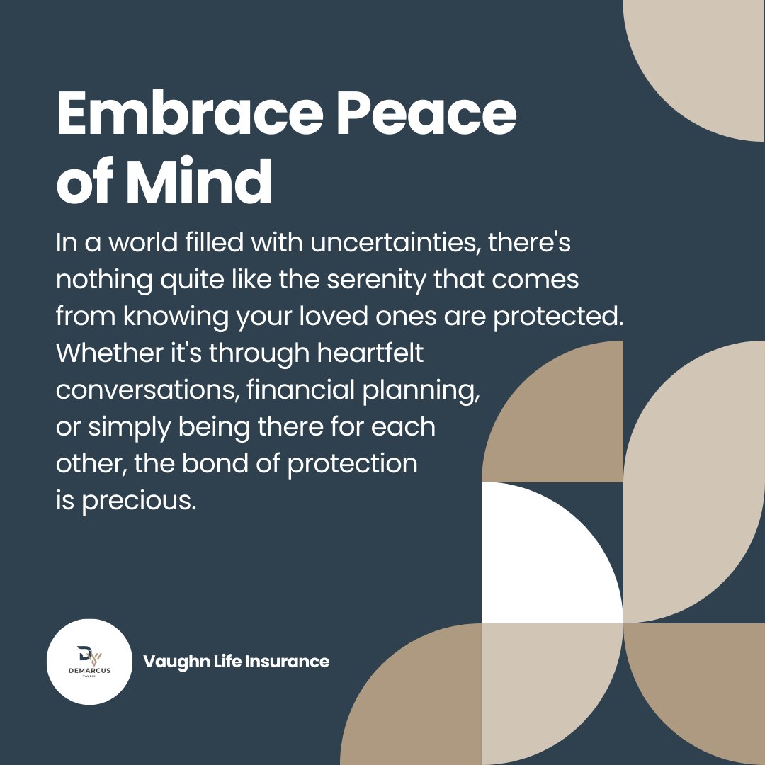 Daflocka's tweet photo. Cherishing the tranquility that comes from knowing my loved ones are safe and sound!

Tag someone who brings you peace of mind, and let them know how much you appreciate them. 👇

#PeaceOfMind#Protection #FamilyFirst #Gratitude #VaughnLifeInsurance #LifeInsuranceAwarenessMonth https://t.co/NuNTeSDBGP