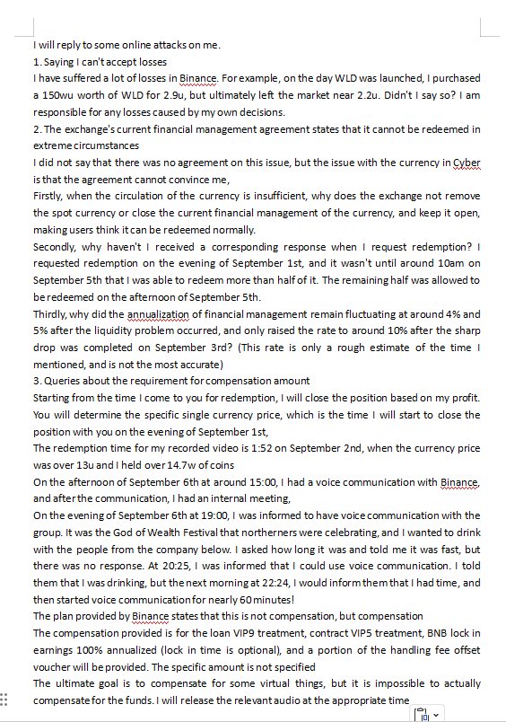 JZxinda's tweet photo. I have rejected the compensation plan given to me by the relevant leaders of Binance
binance相关领导给我的补偿方案我拒绝了 https://t.co/DoifFLt7hV