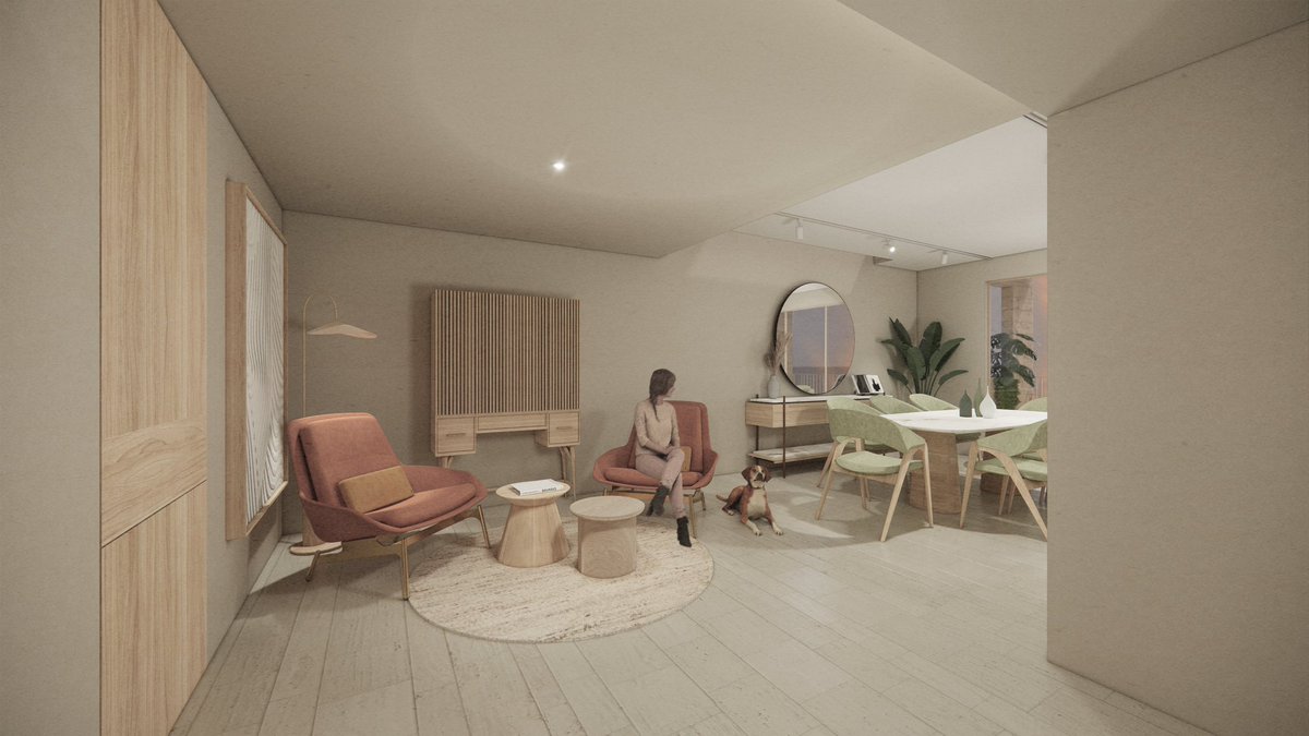 Recibidor de la Casa ADT.
#santorojo #arquitectura