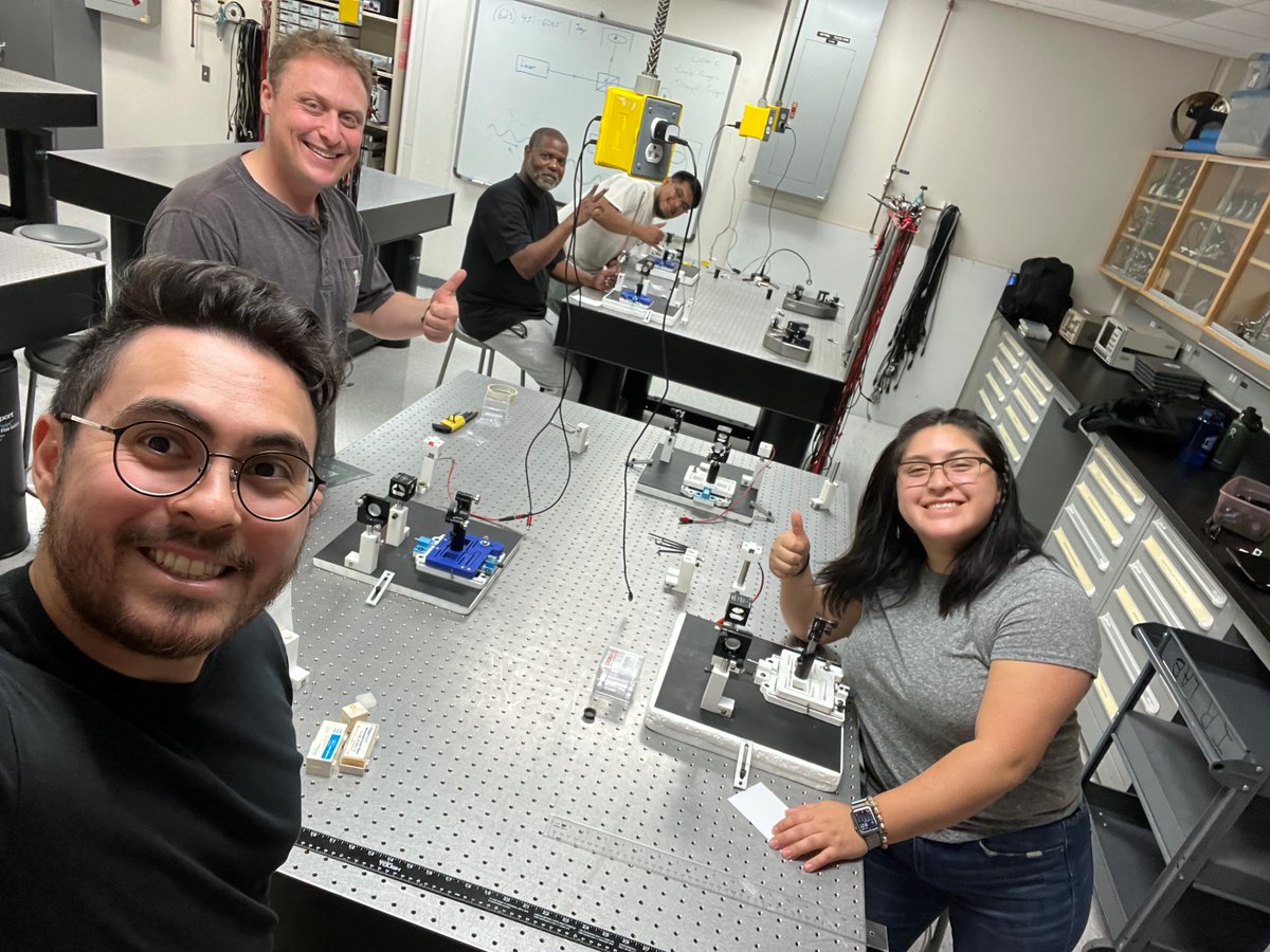 Wyant College PhD student, Jay Kueny, facilitated a group project as part of the Warrior Scholars Project (WSP), July 24-28. Read more: optics.arizona.edu/news/warrior-s…