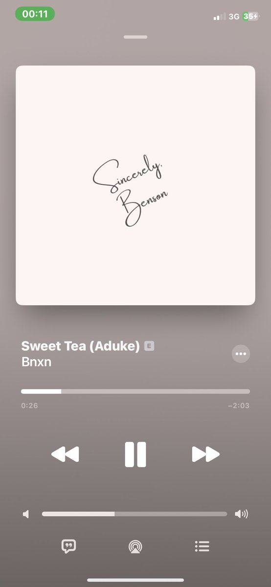 #Sincerelybenson 🥰