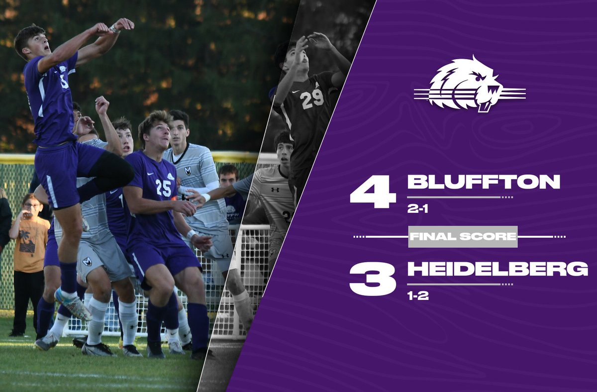 BlufftonMSOC's tweet photo. BEAVERS WIN‼️
2-3 87’ 
3-3 88:21’
4-3 89:44’

You are witnessing a Beaver team that Bluffton has never seen before. 
This is a special team🦫
We are back again against Baldwin Wallace on Saturday. https://t.co/UDFezCgaBj