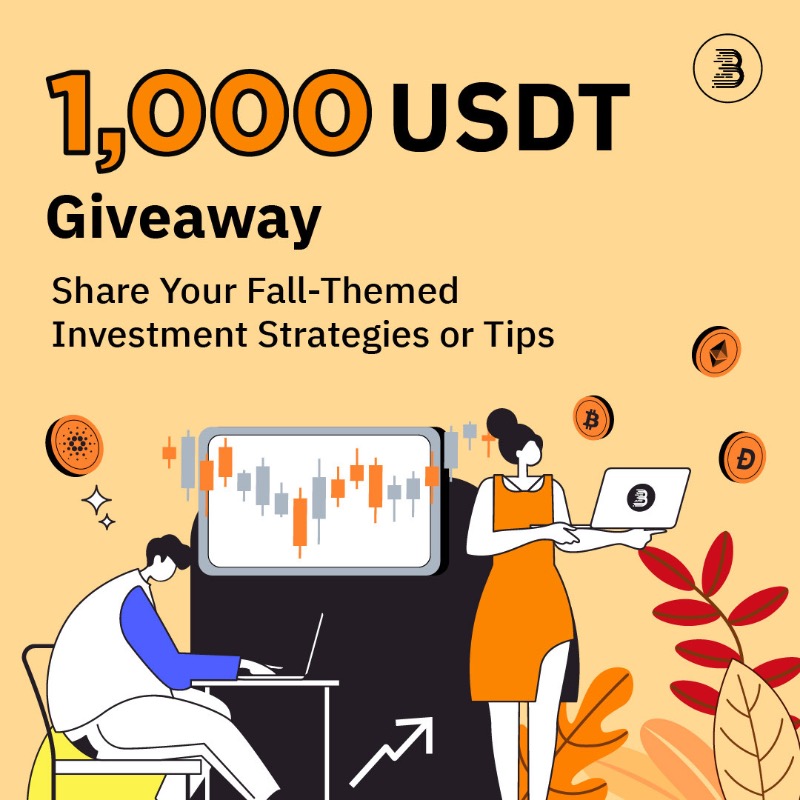 BitMartExchange's tweet photo. The harvest season is here! 📈🍂

Share your #crypto investment strategies or tips and get the chance to share 1,000 USDT! 🚀

1⃣️ Follow @BitMartExchange
2⃣️ Quote RT with your insights + #FallIntoCrypto &amp; tag 3 friends
3⃣️ Complete: https://t.co/Ec7CcWgK3V