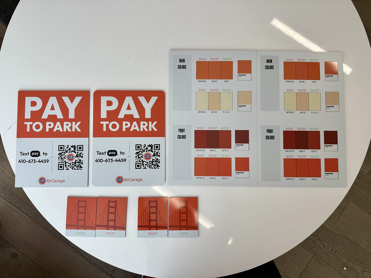 We are probably the only parking company that sweats the details of our sign designs this much