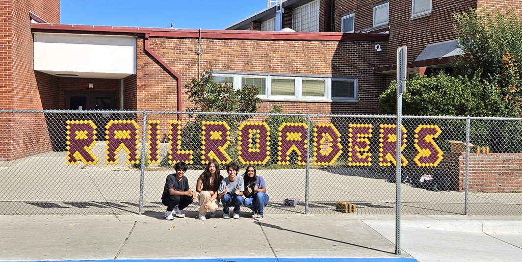 Thanks to the squad of Block S members touching up the sign. Looks great! #sparkspride