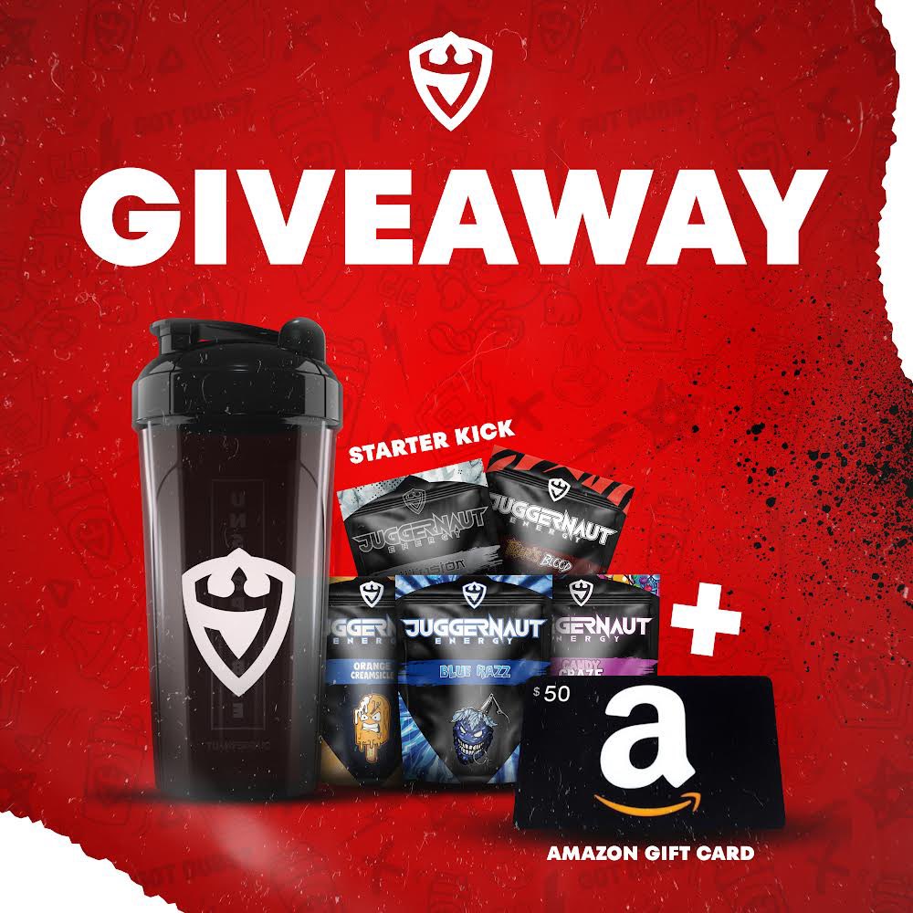 🗣️🗣️🗣️ Yooo #JuggNation get ready to rock it, ‘cause we’re dropping an epic Back to School giveaway! 🔥

We’re giving away a Starter Kit and $50 Amazon Gift Card!

Get in on the action 👇

1. FOLLOW <a href="/Juggernaut/">Juggernaut Energy</a>
2. LIKE
3. TAG 2 Jugg Heads in the comments
4. Repost