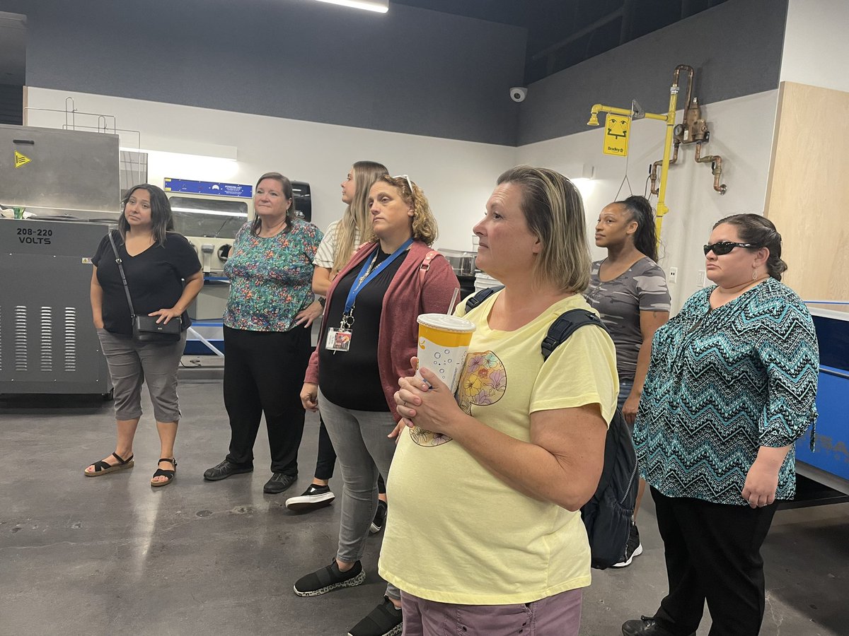 Our Instructional Leadership Team took a road trip today to @innovationempire. Thank you to their team Gibran and Joshua in showing us the amazing resources that are provided and opening the many possibilities in supporting our Panther Community. #ibelieveinfusd #weareRPsomosRP