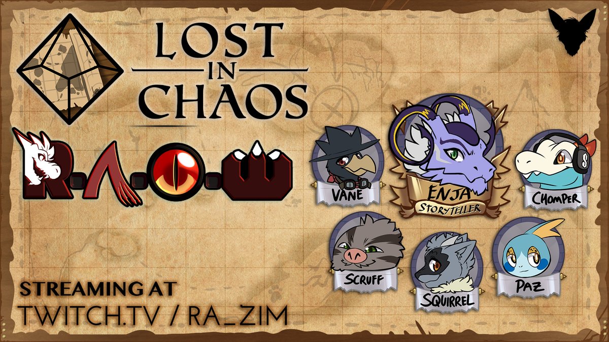 ZGFGaming's tweet photo. Squirrel's gotten his shorts! And bracers! Vane, Sobble, and Mop went and got a room at the guild house. Chomper retrieved his headphones. Streaming Lost in Chaos RAOW at https://t.co/mzMqPA9iUS
#RAOW #Pokemon #ttrpg #rpg #tabletop #twitch #furry #stream #streaming #live https://t.co/QC7s0h4EYT