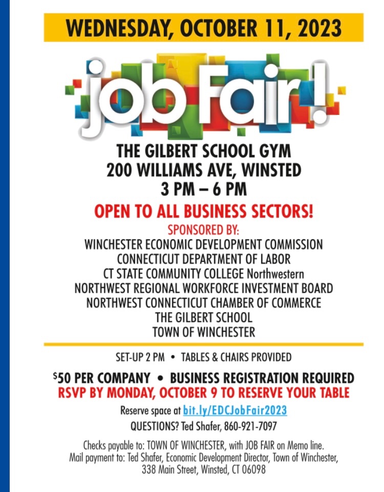 WinstedCitizen's tweet photo. Job Fair
#Winchester #EDC https://t.co/0rGn2nNHCl