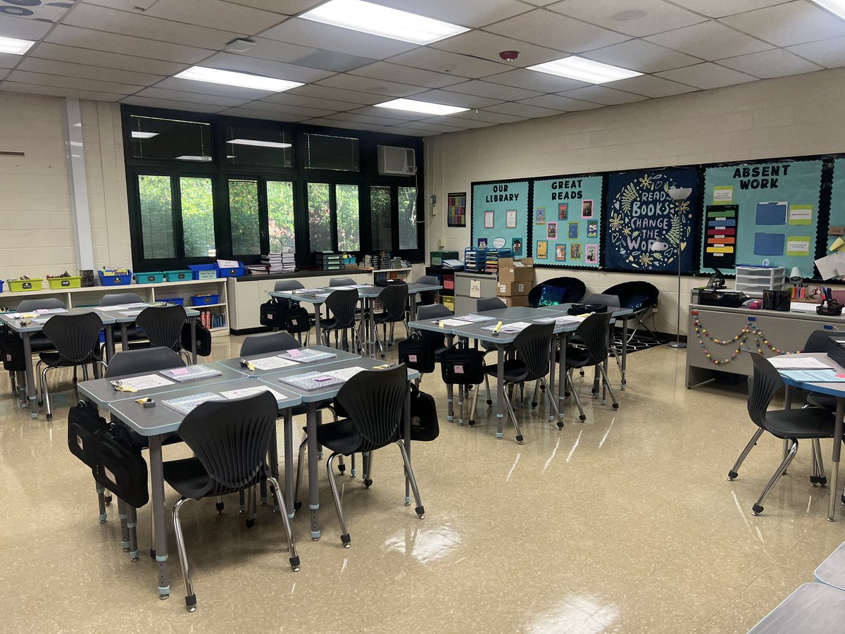 Classes are prepped and ready to go! 1st day of school is tomorrow! Can’t wait for an amazing year! <a href="/vwheatley/">Valerie Wheatley</a> <a href="/RebeccaGuenthe8/">Rebecca Guenther</a> <a href="/DTS_K8/">Delaware Township School</a>