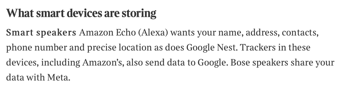 An appropriate (if unintended) juxtaposition of advert and article in <a href="/thetimes/">The Times and Sunday Times</a> -- happily, the article explains how #Alexa hoovers your data! So that's all good.