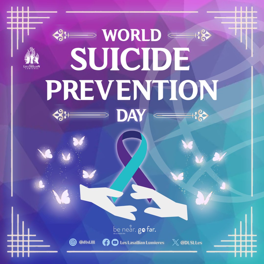 DLSLLes's tweet photo. As we mark World Suicide Prevention Day, let us stand united in our commitment to preventing this tragedy and creating a world where every life is valued, cherished, and filled with hope. Together, we can be the difference that saves lives. 💕
 #WorldSuicidePreventionDay
#LLL https://t.co/HJxJvzOjyk