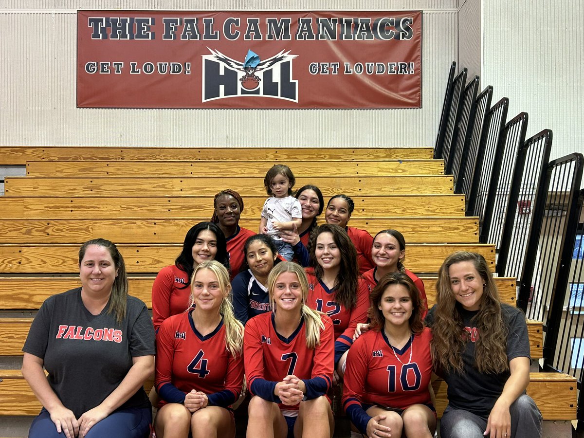 So much happening today. Cross country had their first meet and Ella placed 4th overall.  Our girls volleyball were victorious over SLAM.  Exciting day.  Work Hard play harder.  Great effort.  We even had a new member join our volleyball team. 😀<a href="/MichaelAronson2/">Michael Aronson</a> <a href="/FHH_FalconFury/">FHCHS</a>