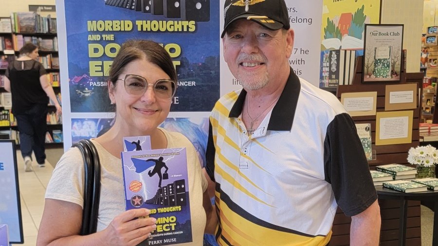PerryMuse1's tweet photo. 📚✨ My book 'Morbid Thoughts and The Domino Effect' found its home in your hearts at the B&amp;N Book Fair. 🏡❤️
Join me on this magical literary adventure! 🌟📖
Let's continue the journey together. 🚀 #AuthorsOfTwitter #writerslift

Grab your copy on Amazon.
https://t.co/SRtD23TnZP https://t.co/KcDd5oW3yX